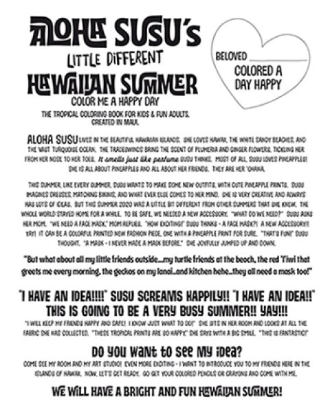 画像3: 【LOVE HAWAII】塗り絵本〜Story-Aloha Susu (3)