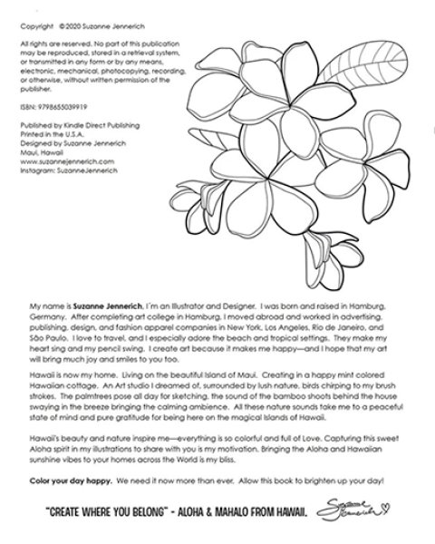 画像4: 【LOVE HAWAII】塗り絵本〜Story-Aloha Susu (4)