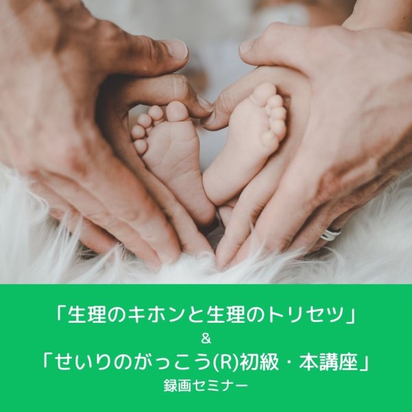 画像1: 「生理のキホンと生理のトリセツ」＆「せいりのがっこう(R)初級・本講座」セット (1)